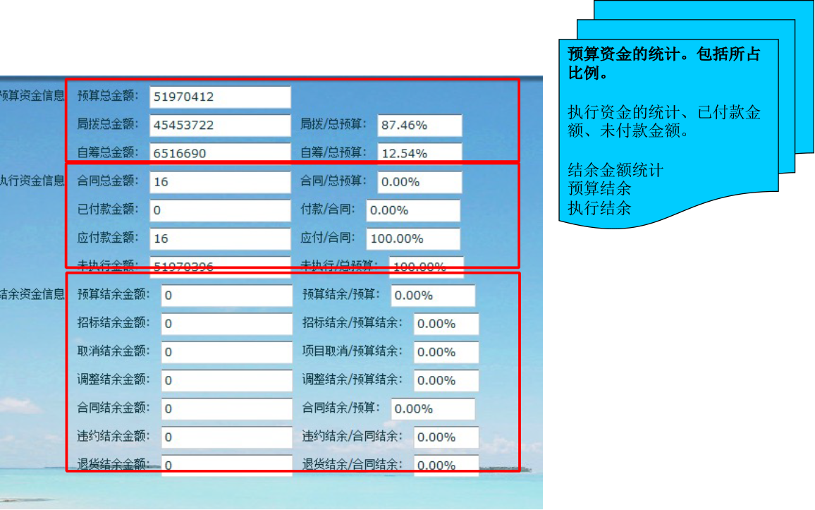 资金管理—资金详情统计